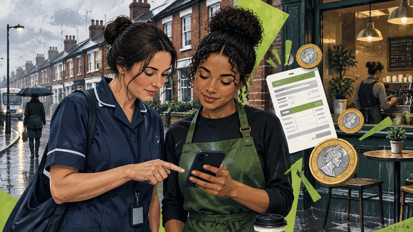 National Living Wage 2027: UK payslip showing the hourly rate rising from £12.71 towards an estimated £13.18