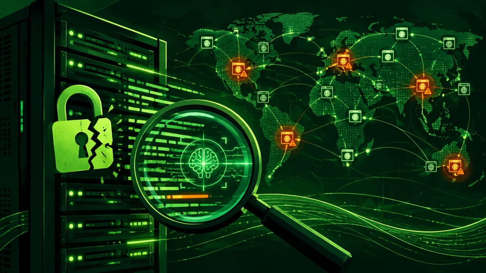 PHP2Shell vulnerability illustration showing a web server running PHP with an exposed command shell